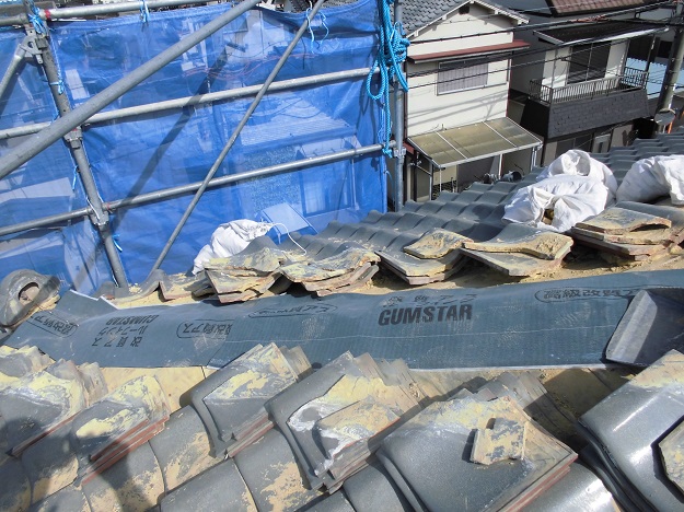 加古川市　棟　ゴムアスルーフィング